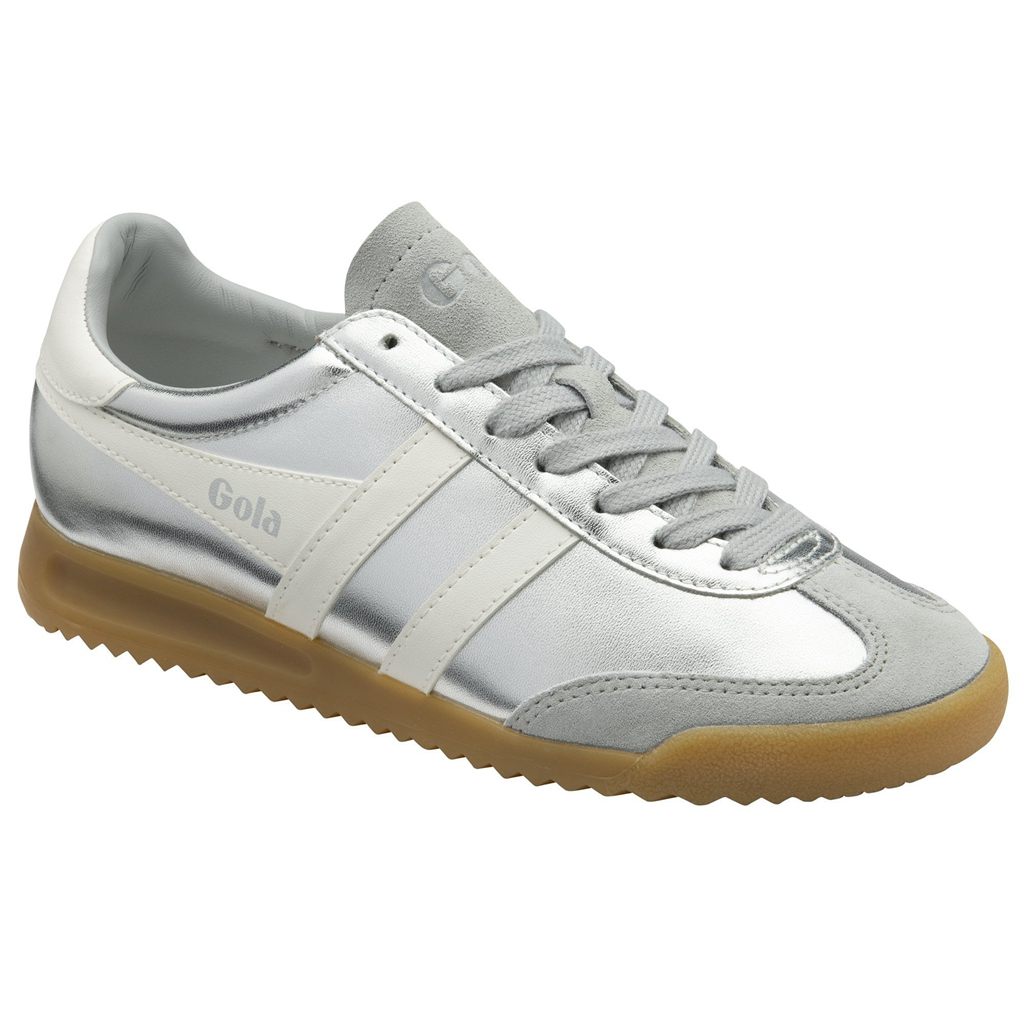 Gola Classics Torpedo Glimmer Sneakers Prateadas Branco Portugal | MJPN16783