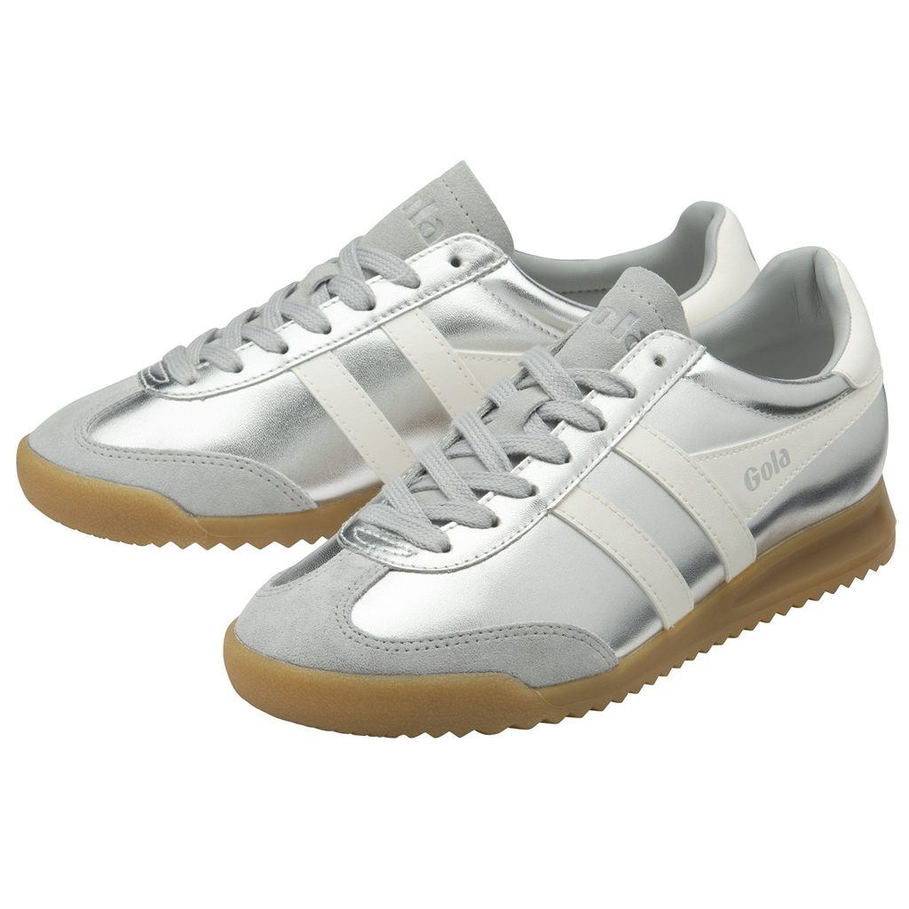 Gola Classics Torpedo Glimmer Sneakers Prateadas Branco Portugal | MJPN16783