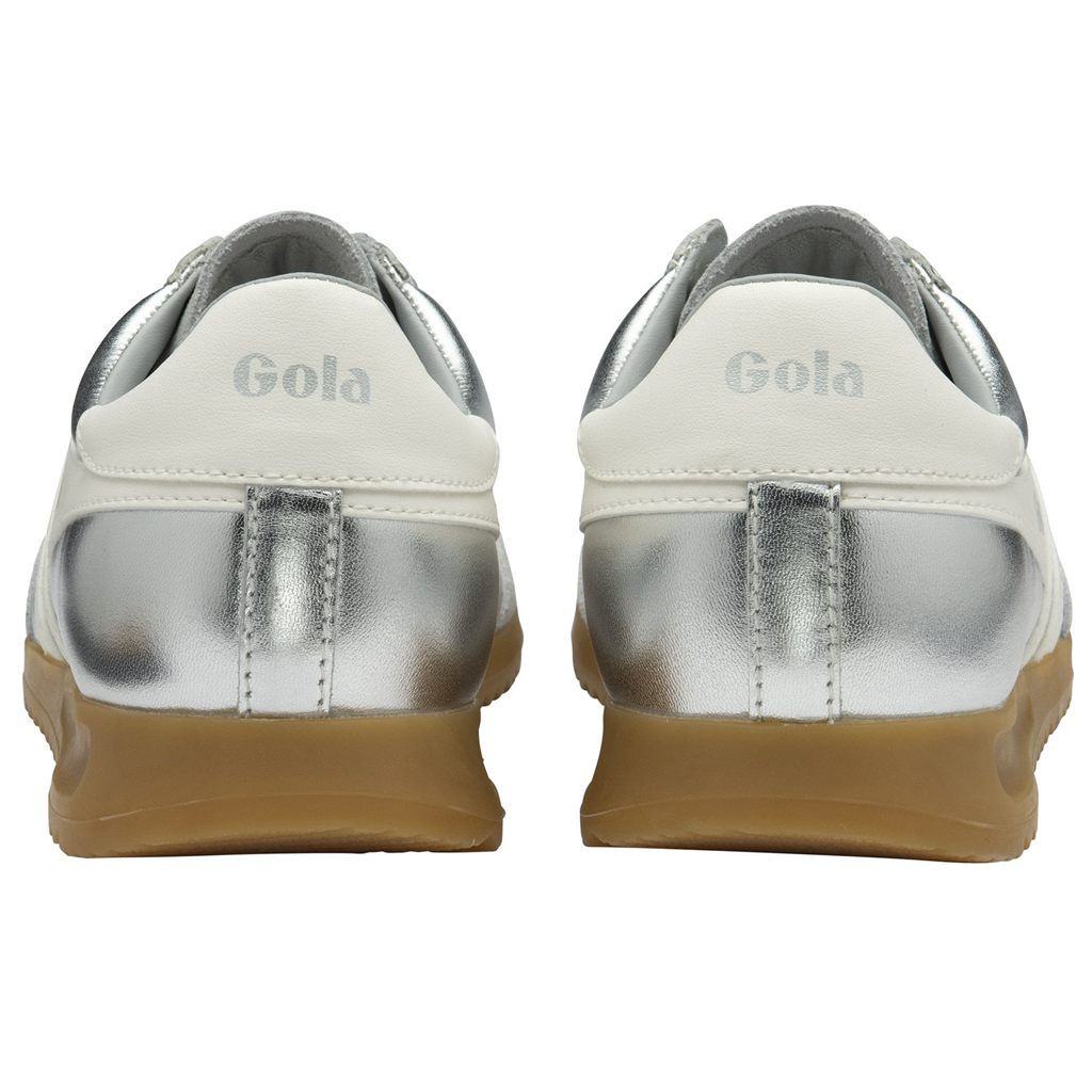 Gola Classics Torpedo Glimmer Sneakers Prateadas Branco Portugal | MJPN16783