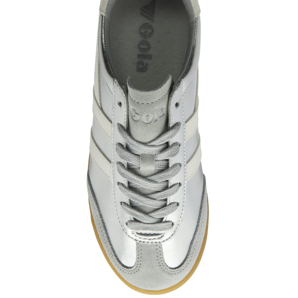 Gola Classics Torpedo Glimmer Sneakers Prateadas Branco Portugal | MJPN16783