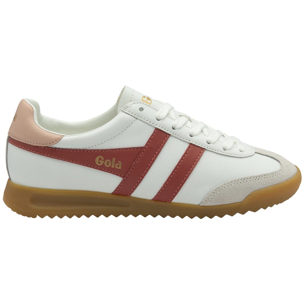 Gola Classics Torpedo Leather Sneakers Branco Rosa Portugal | UQKS30746