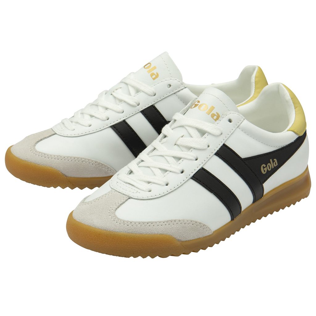 Gola Classics Torpedo Leather Sneakers Branco Pretas Limão Portugal | RSCT90345
