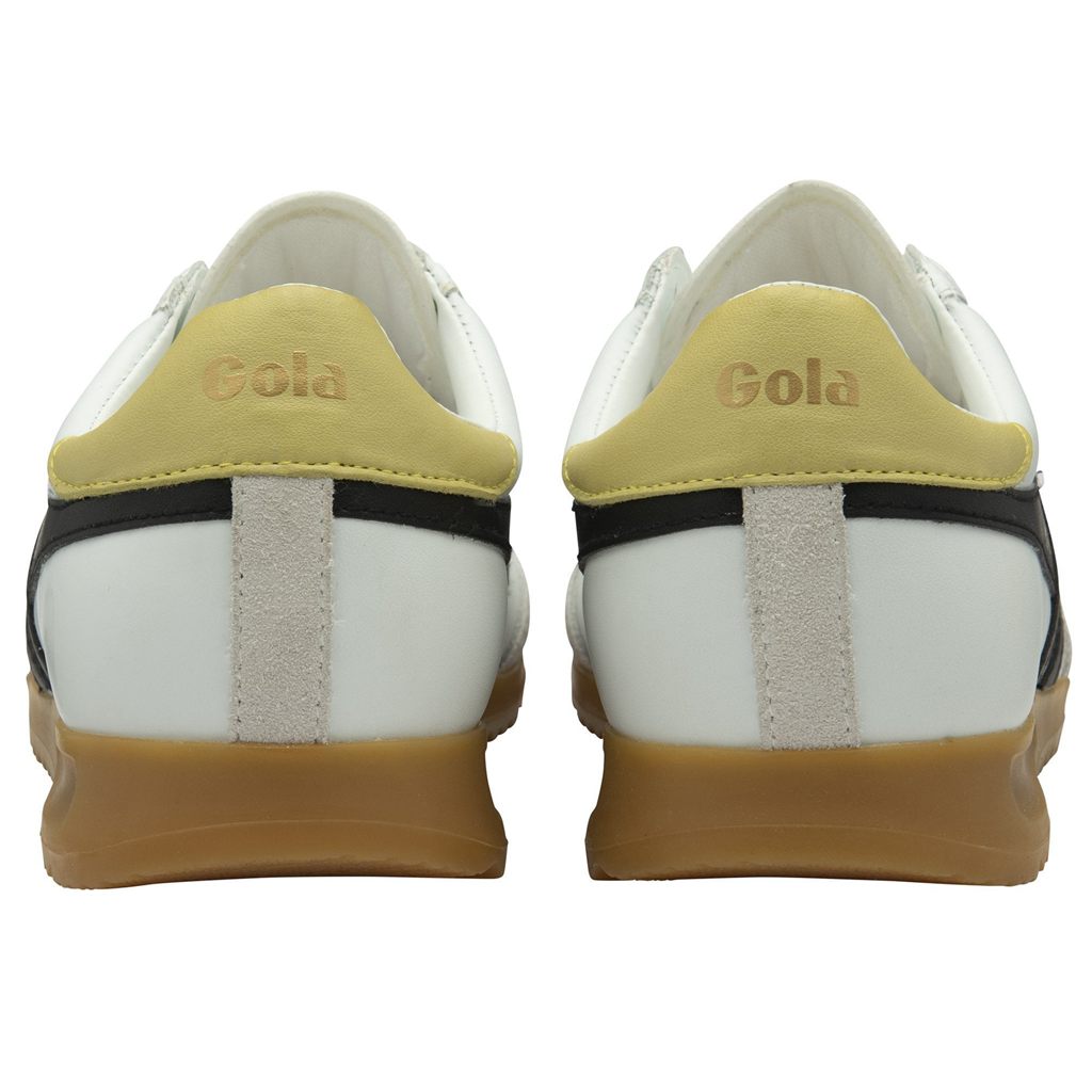 Gola Classics Torpedo Leather Sneakers Branco Pretas Limão Portugal | RSCT90345