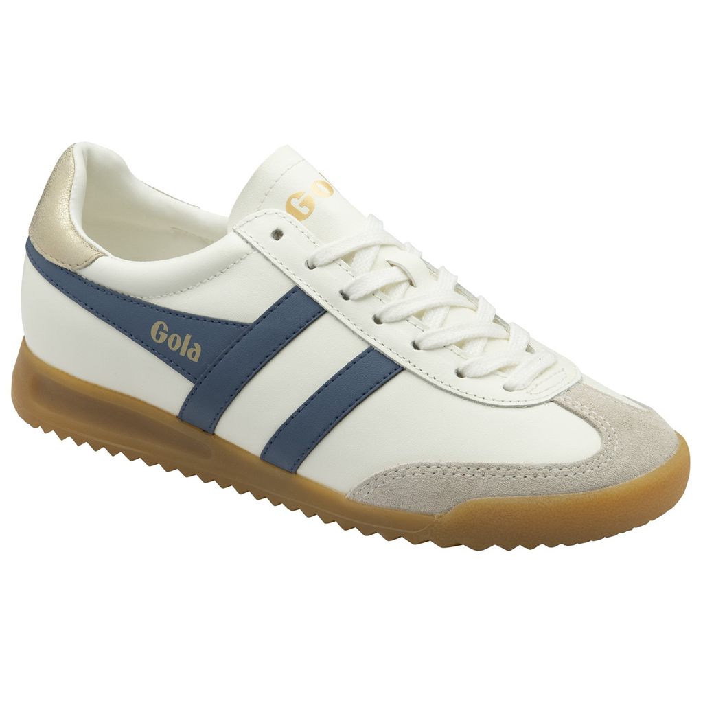 Gola Classics Torpedo Leather Sneakers Branco Douradas Portugal | LBJC25398