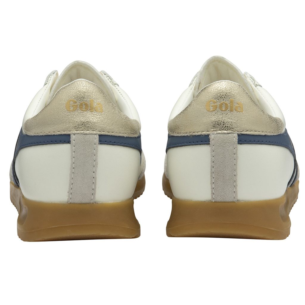 Gola Classics Torpedo Leather Sneakers Branco Douradas Portugal | LBJC25398