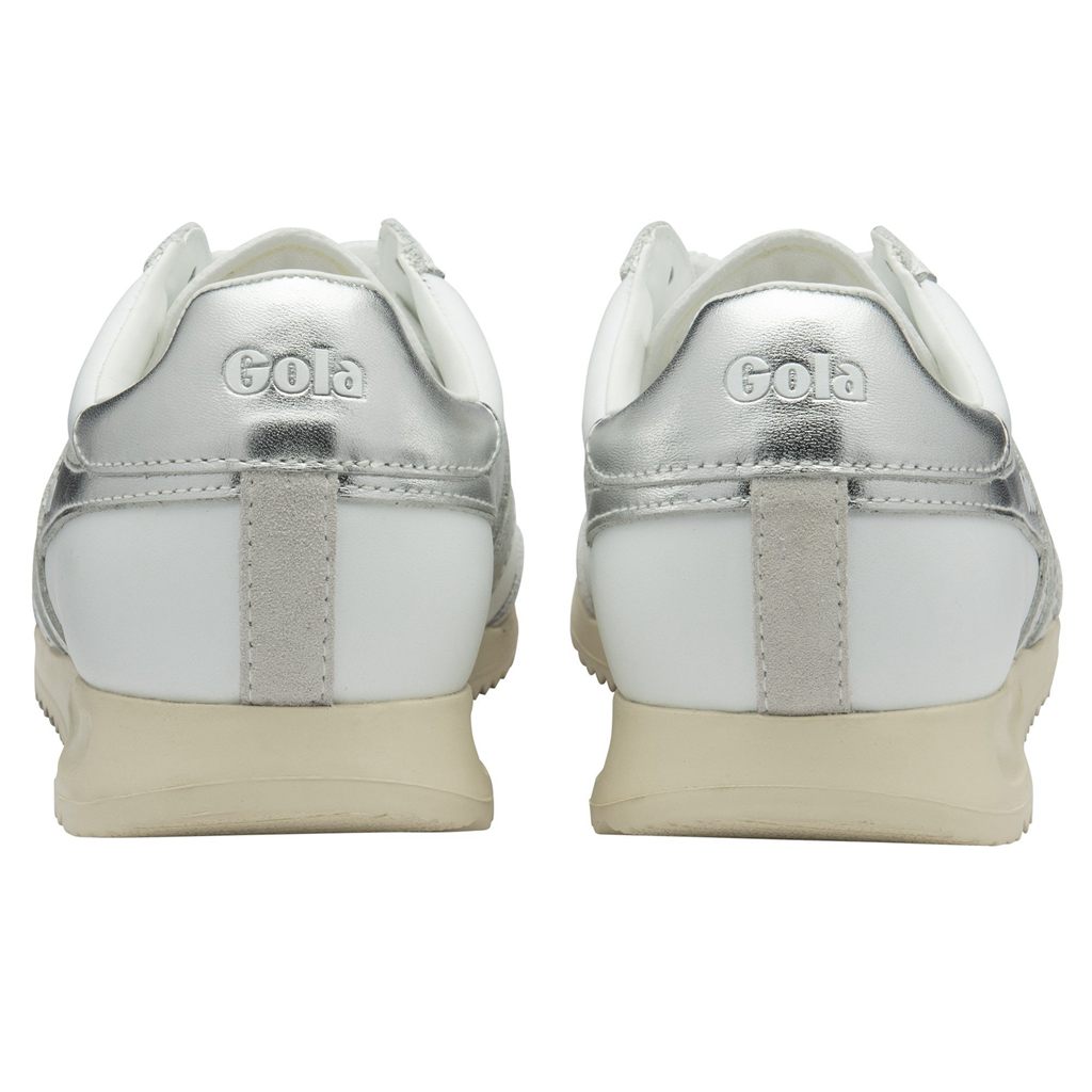 Gola Classics Torpedo Mirror Sneakers Branco Prateadas Branco Portugal | OZSJ13486