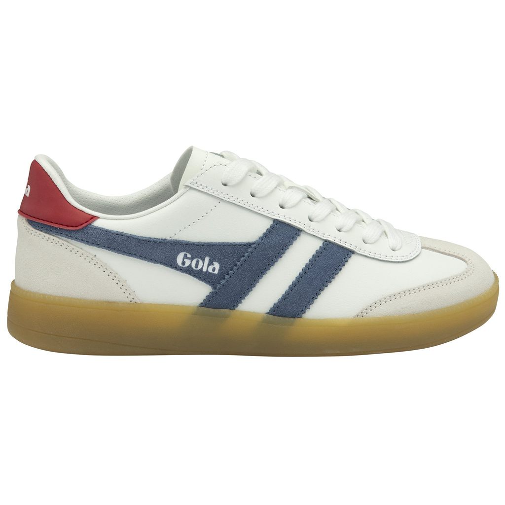 Gola Classics Viper Leather Sneakers Branco Vermelhas Escuro Portugal | FLKO08427