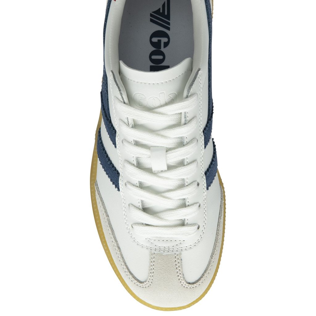 Gola Classics Viper Leather Sneakers Branco Vermelhas Escuro Portugal | FLKO08427