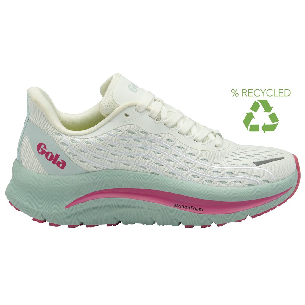 Gola Performance Alzir Speed Sneakers Branco Rosa Portugal | HFPK14652