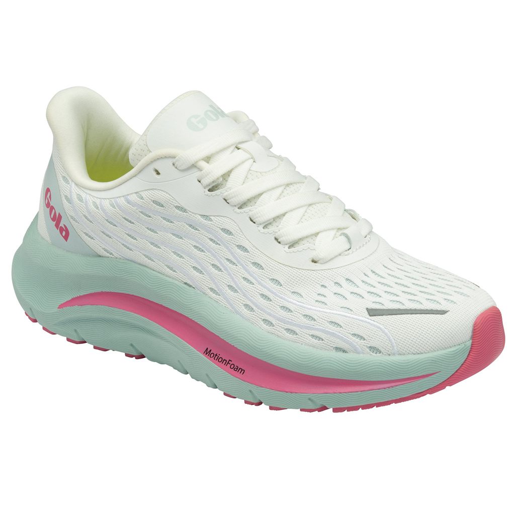 Gola Performance Alzir Speed Sneakers Branco Rosa Portugal | HFPK14652