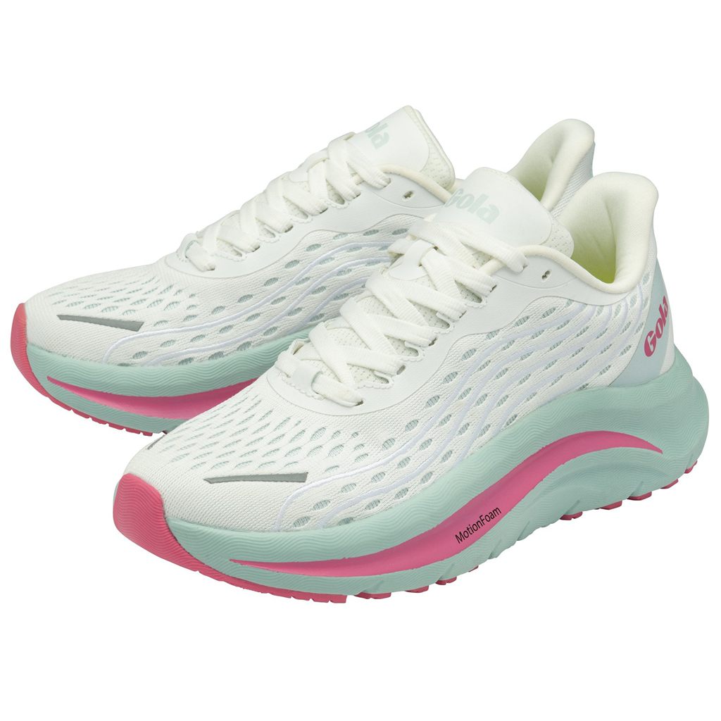 Gola Performance Alzir Speed Sneakers Branco Rosa Portugal | HFPK14652