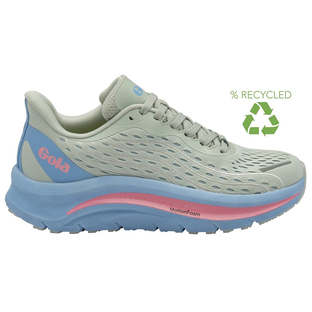Gola Performance Alzir Speed Sneakers Luz Cinzentas Azuis Rosa Portugal | XVBM91852