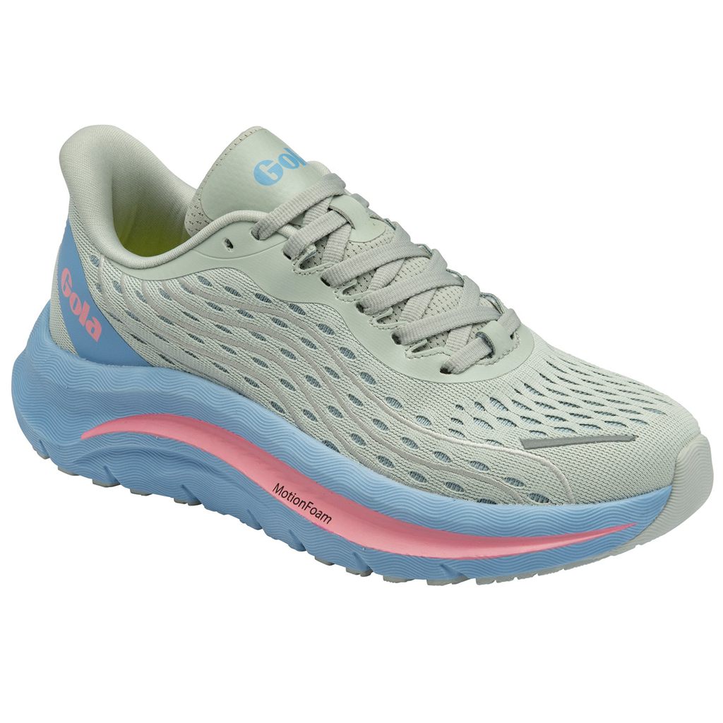 Gola Performance Alzir Speed Sneakers Luz Cinzentas Azuis Rosa Portugal | XVBM91852
