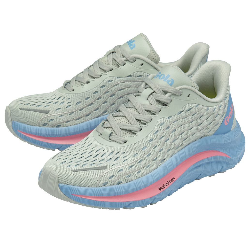 Gola Performance Alzir Speed Sneakers Luz Cinzentas Azuis Rosa Portugal | XVBM91852