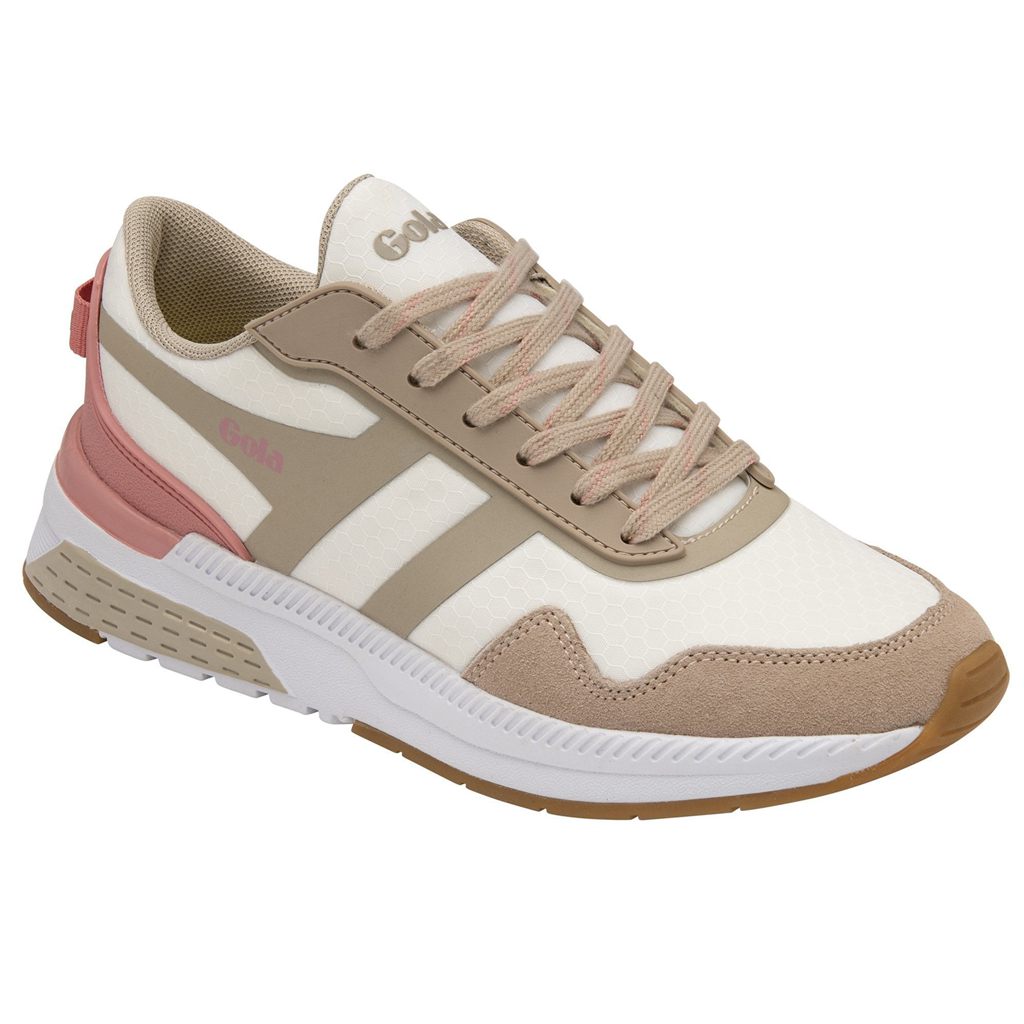 Gola Performance Atomics Sneakers Branco Cinzentas Rosa Portugal | UAEY48936
