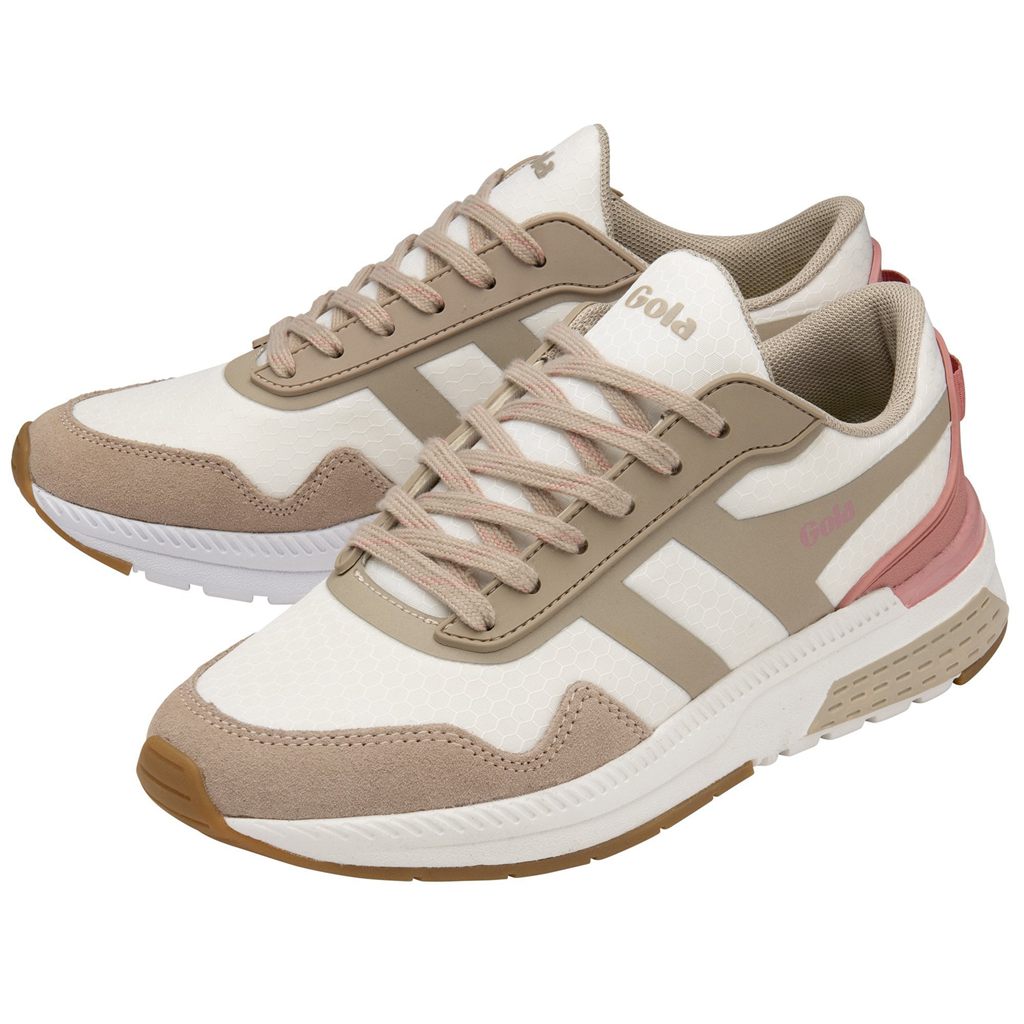 Gola Performance Atomics Sneakers Branco Cinzentas Rosa Portugal | UAEY48936
