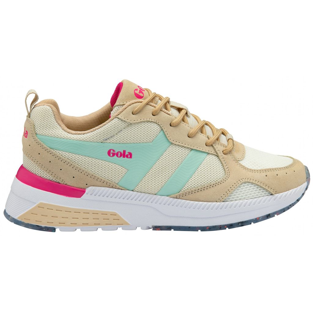 Gola Performance Navis Sneakers Branco Azuis Rosa Portugal | NFHO38152