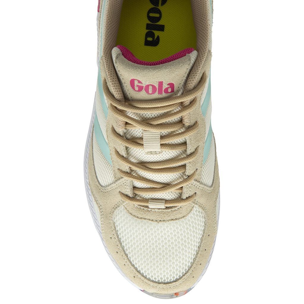 Gola Performance Navis Sneakers Branco Azuis Rosa Portugal | NFHO38152