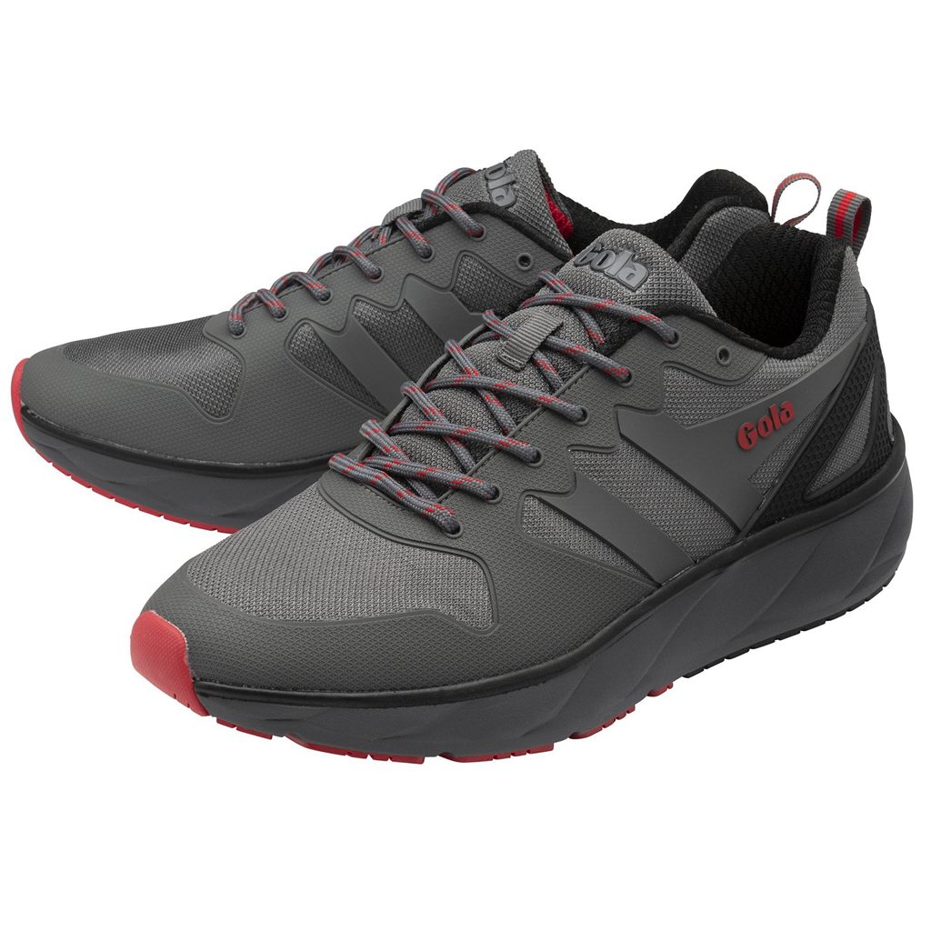 Gola Performance Thunder Sneakers Pretas Vermelhas Escuro Portugal | ORJF03295