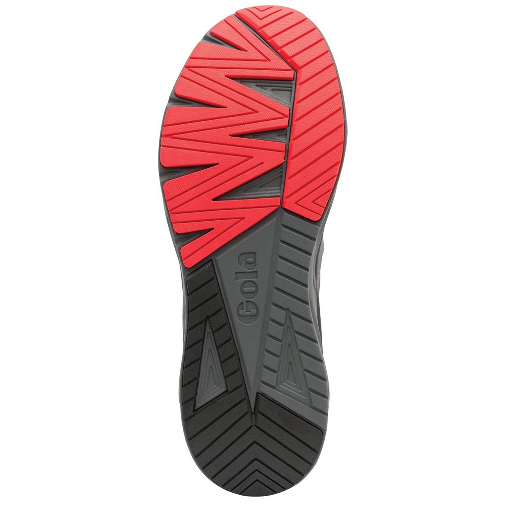 Gola Performance Thunder Sneakers Pretas Vermelhas Escuro Portugal | ORJF03295