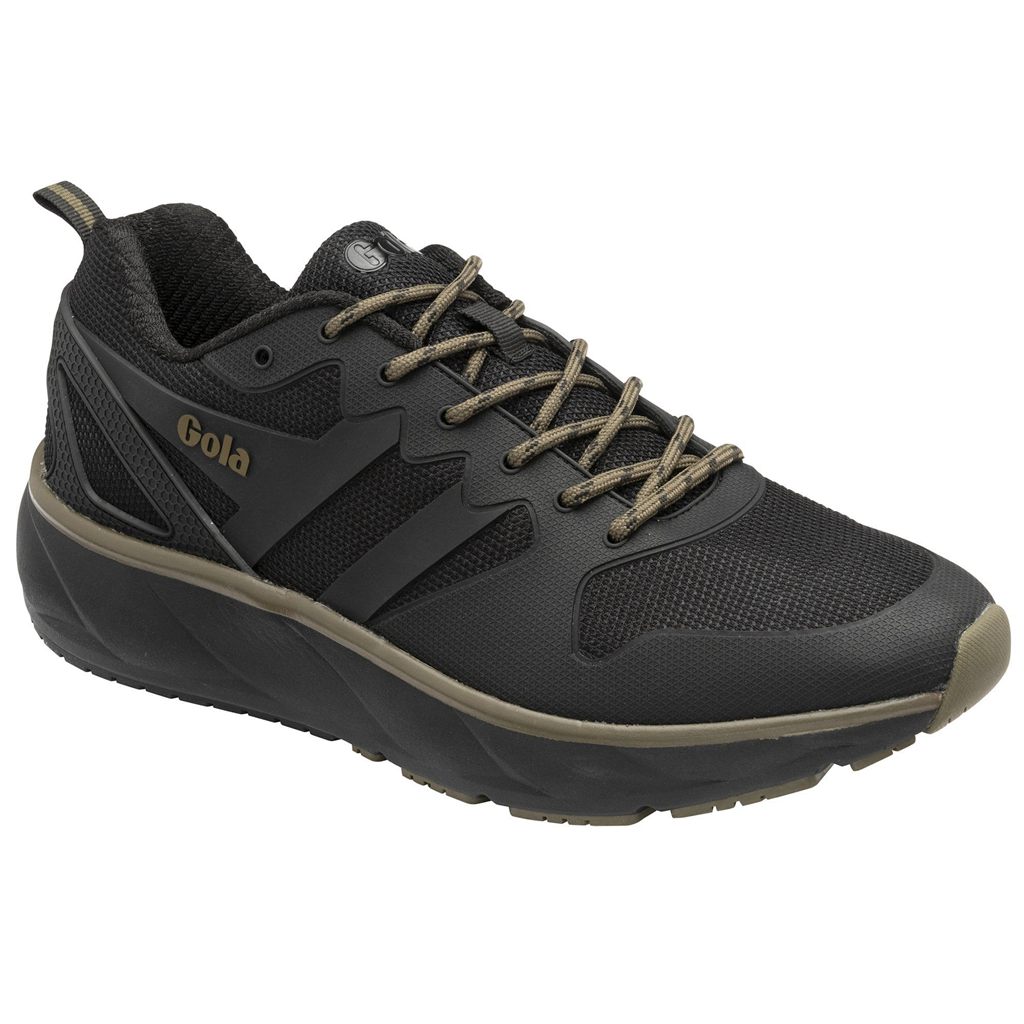 Gola Performance Thunder Sneakers Pretas Caqui Portugal | XOIL78214