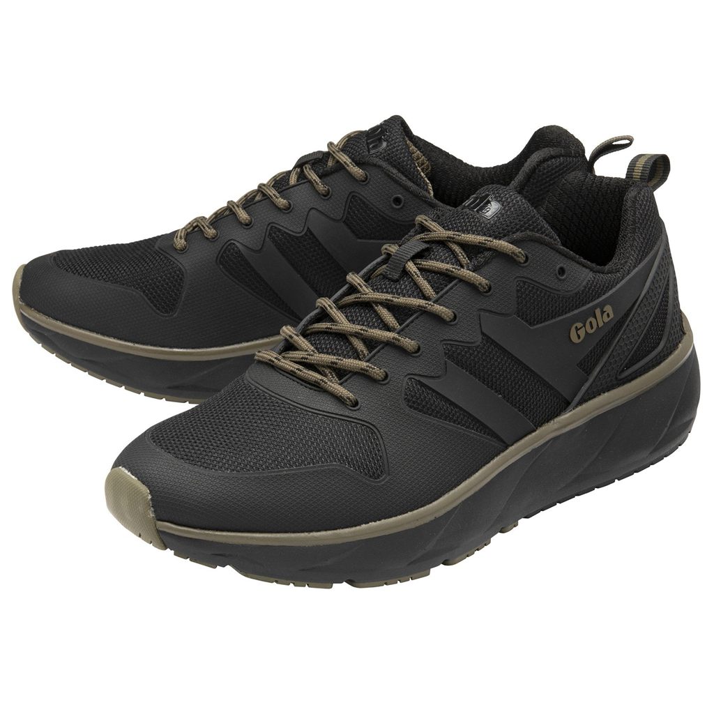 Gola Performance Thunder Sneakers Pretas Caqui Portugal | XOIL78214