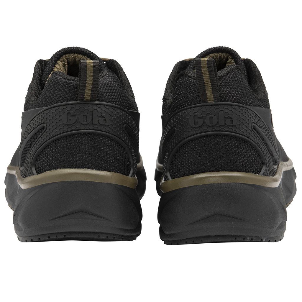 Gola Performance Thunder Sneakers Pretas Caqui Portugal | XOIL78214