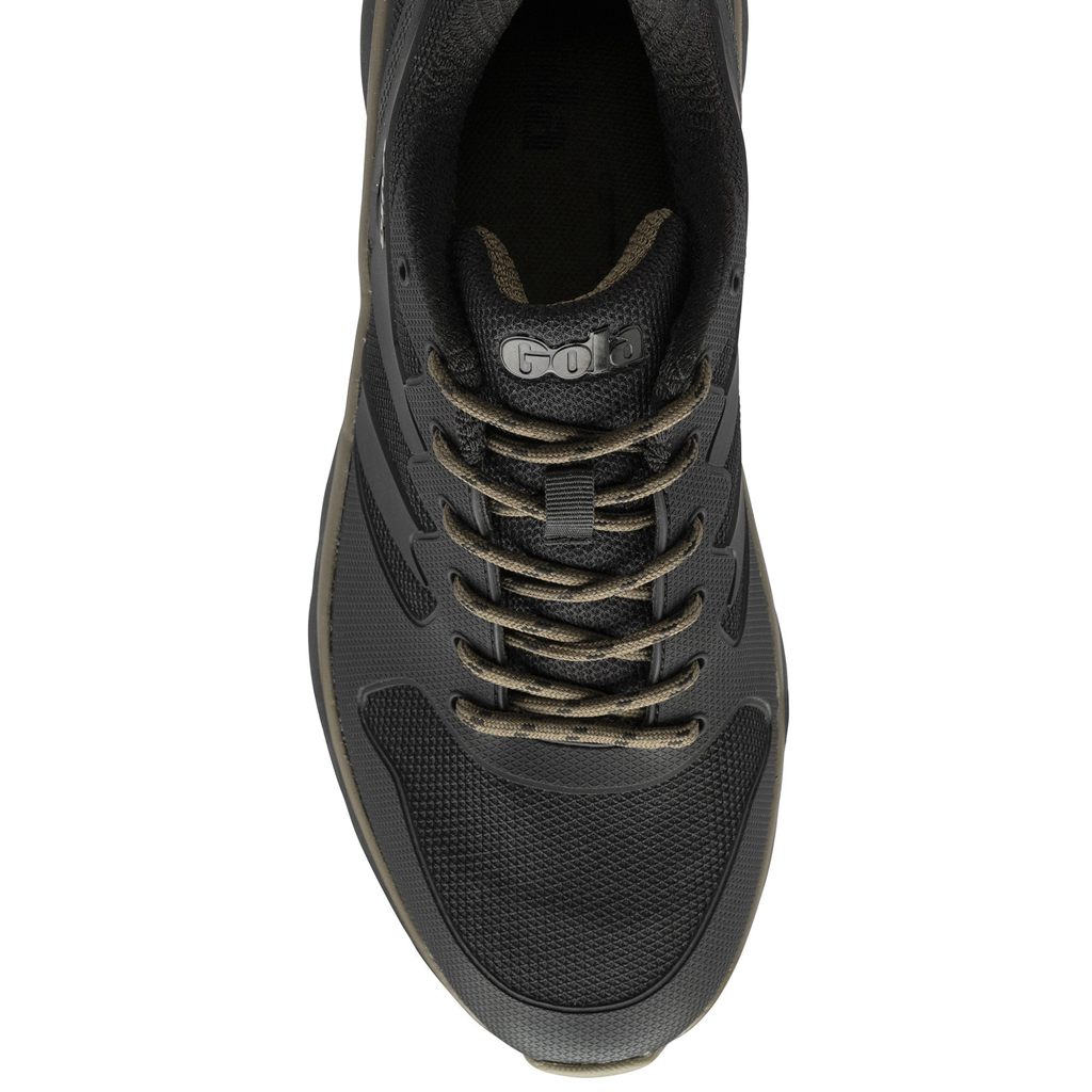 Gola Performance Thunder Sneakers Pretas Caqui Portugal | XOIL78214