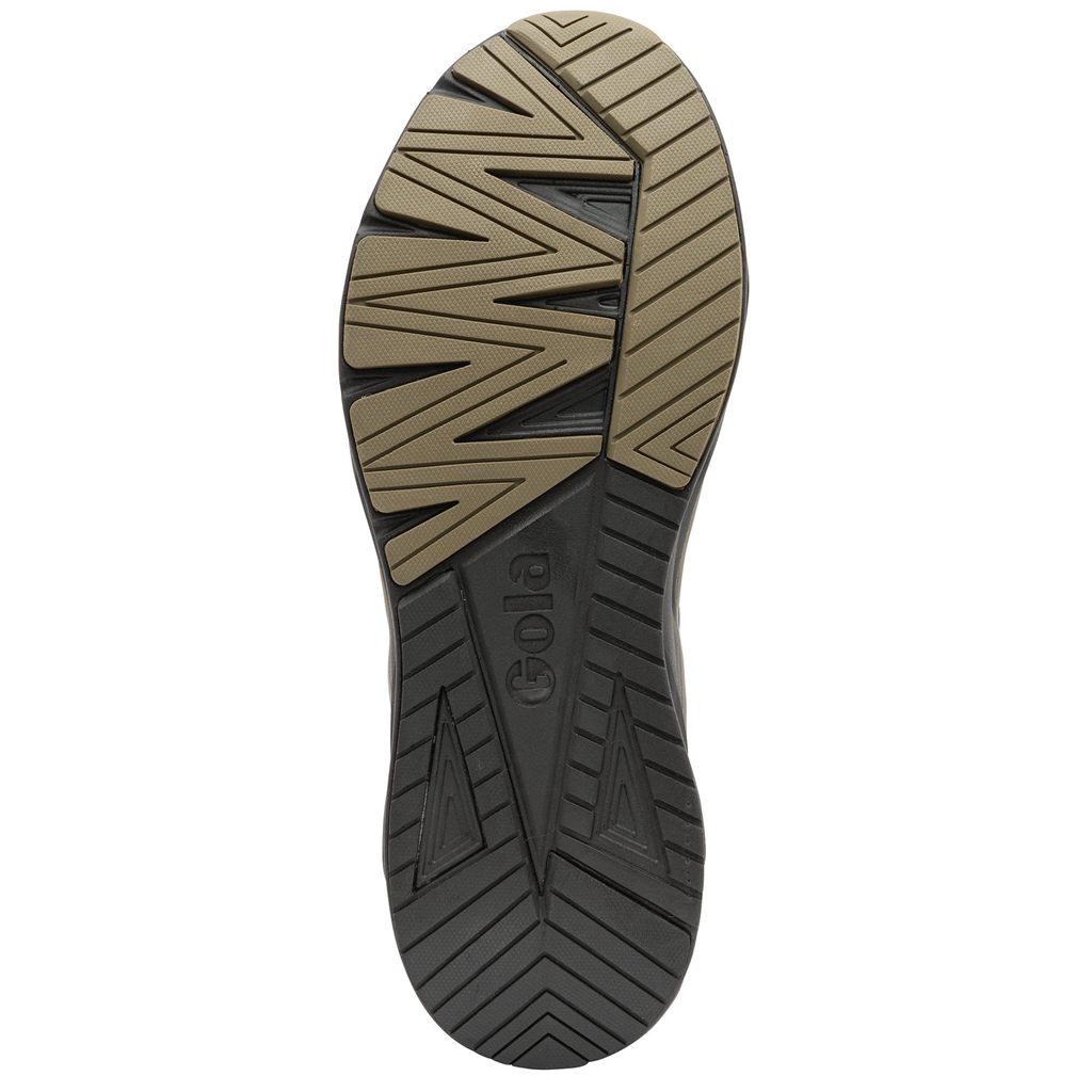 Gola Performance Thunder Sneakers Pretas Caqui Portugal | XOIL78214