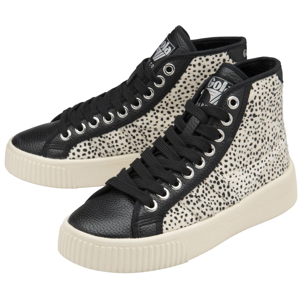Gola Vegan Classics Baseline High Safari Pure Shoes Pretas Portugal | GOKF92574