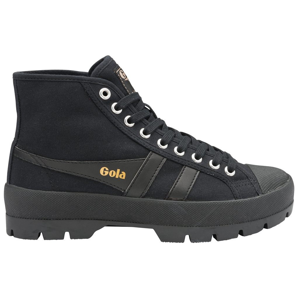 Gola Vegan Classics Coaster Peak High Sneakers Pretas Pretas Pretas Portugal | RNOP62174