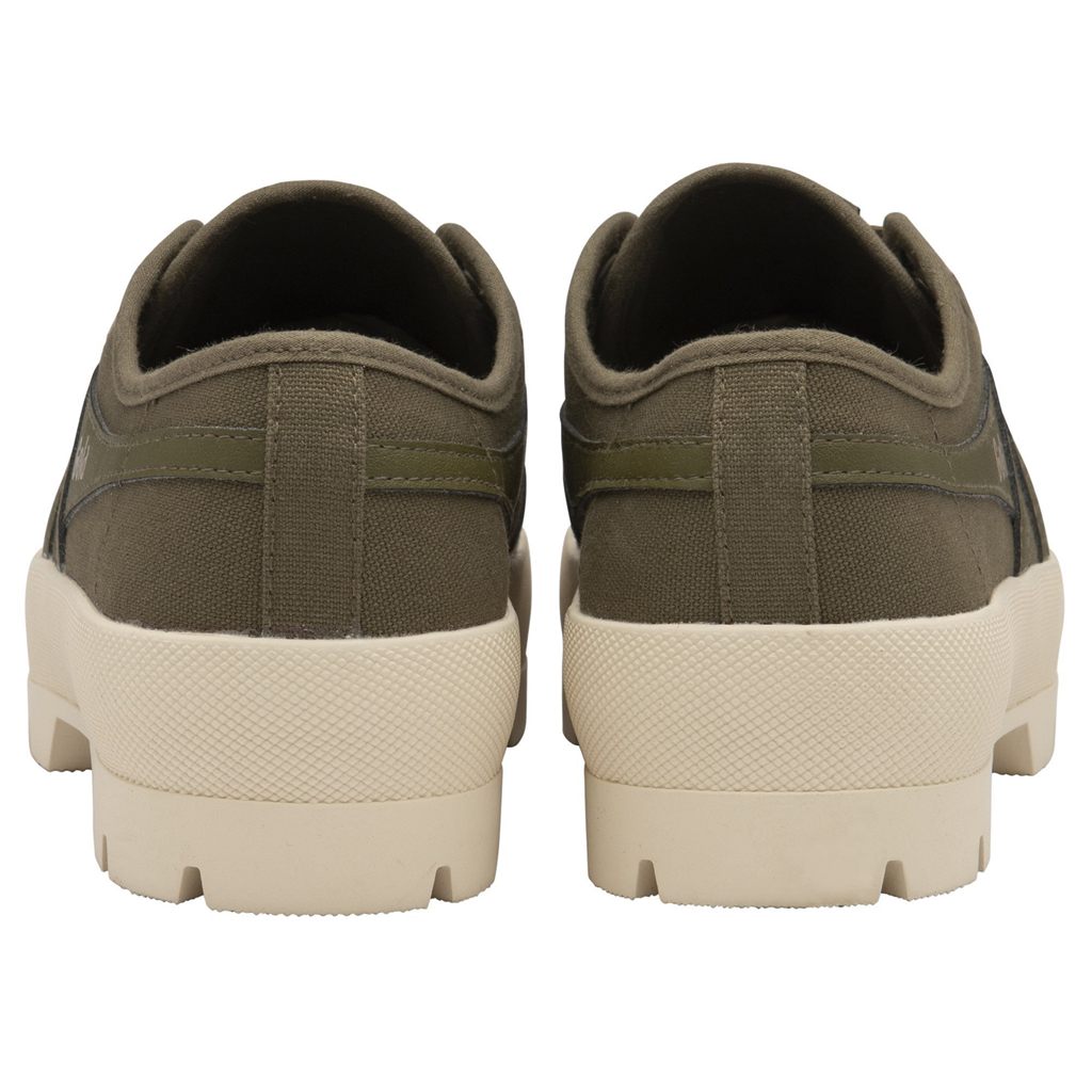 Gola Vegan Classics Coaster Peak Sneakers Caqui Caqui Branco Portugal | PFIX82517