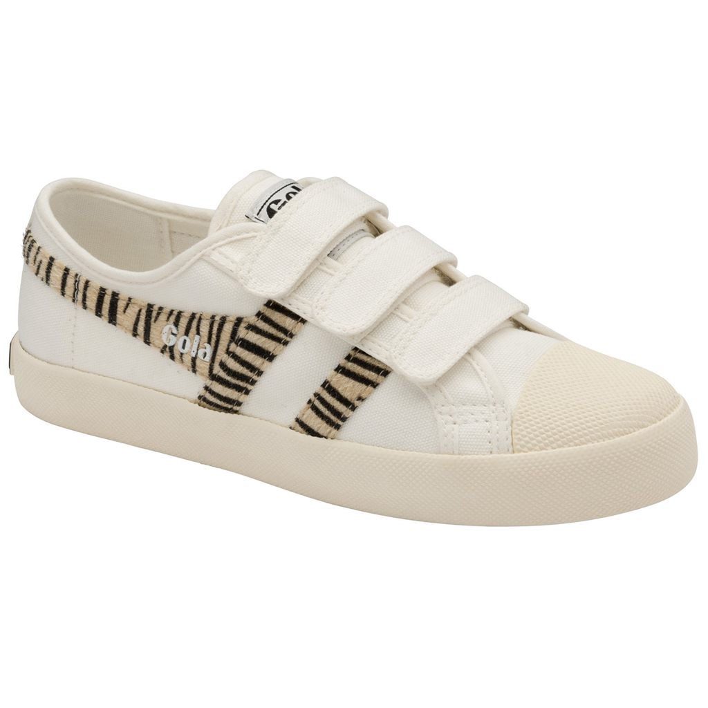 Gola Vegan Classics Coaster Safari Strap Sneakers Branco Portugal | IVLM70491