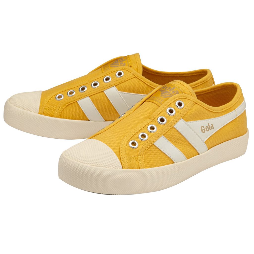 Gola Vegan Classics Coaster Slip Shoes Branco Portugal | SBPY63905