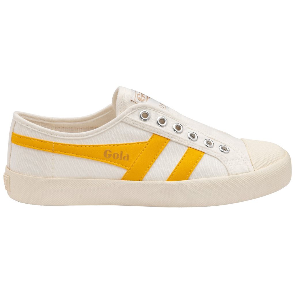 Gola Vegan Classics Coaster Slip Shoes Branco Portugal | SIYM39214