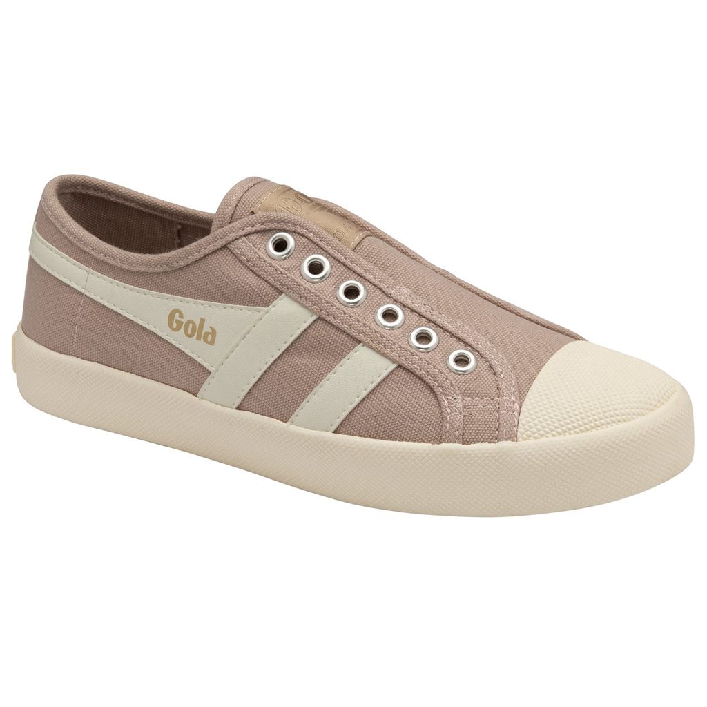 Gola Vegan Classics Coaster Slip Shoes Branco Portugal | PSLT12653