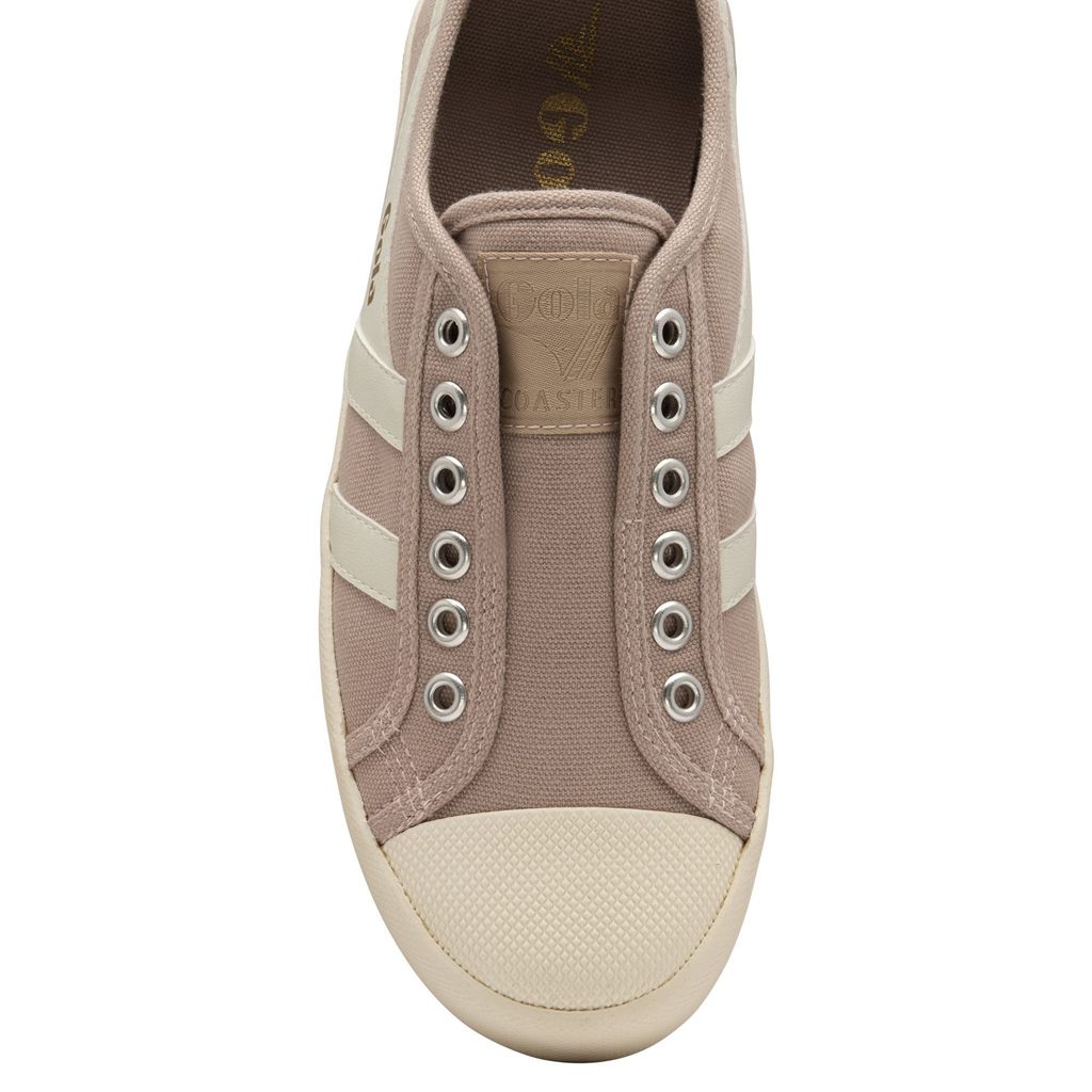 Gola Vegan Classics Coaster Slip Shoes Branco Portugal | PSLT12653