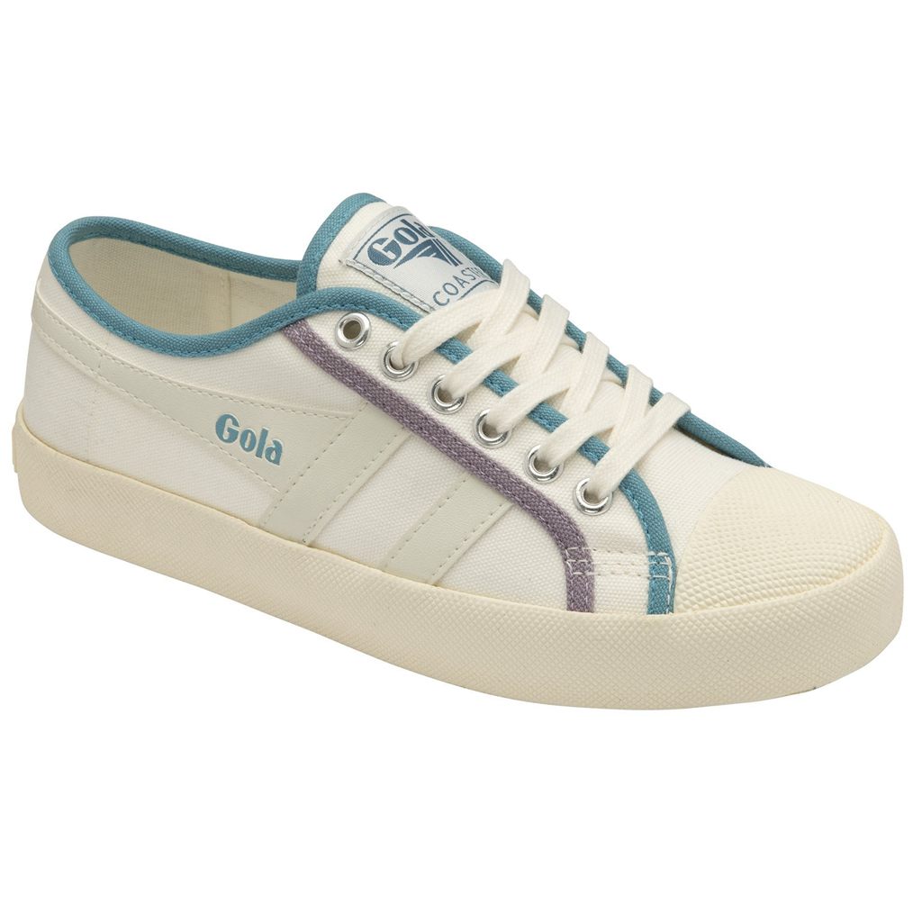 Gola Vegan Classics Coaster Smash Shoes Branco Portugal | MVTS23864