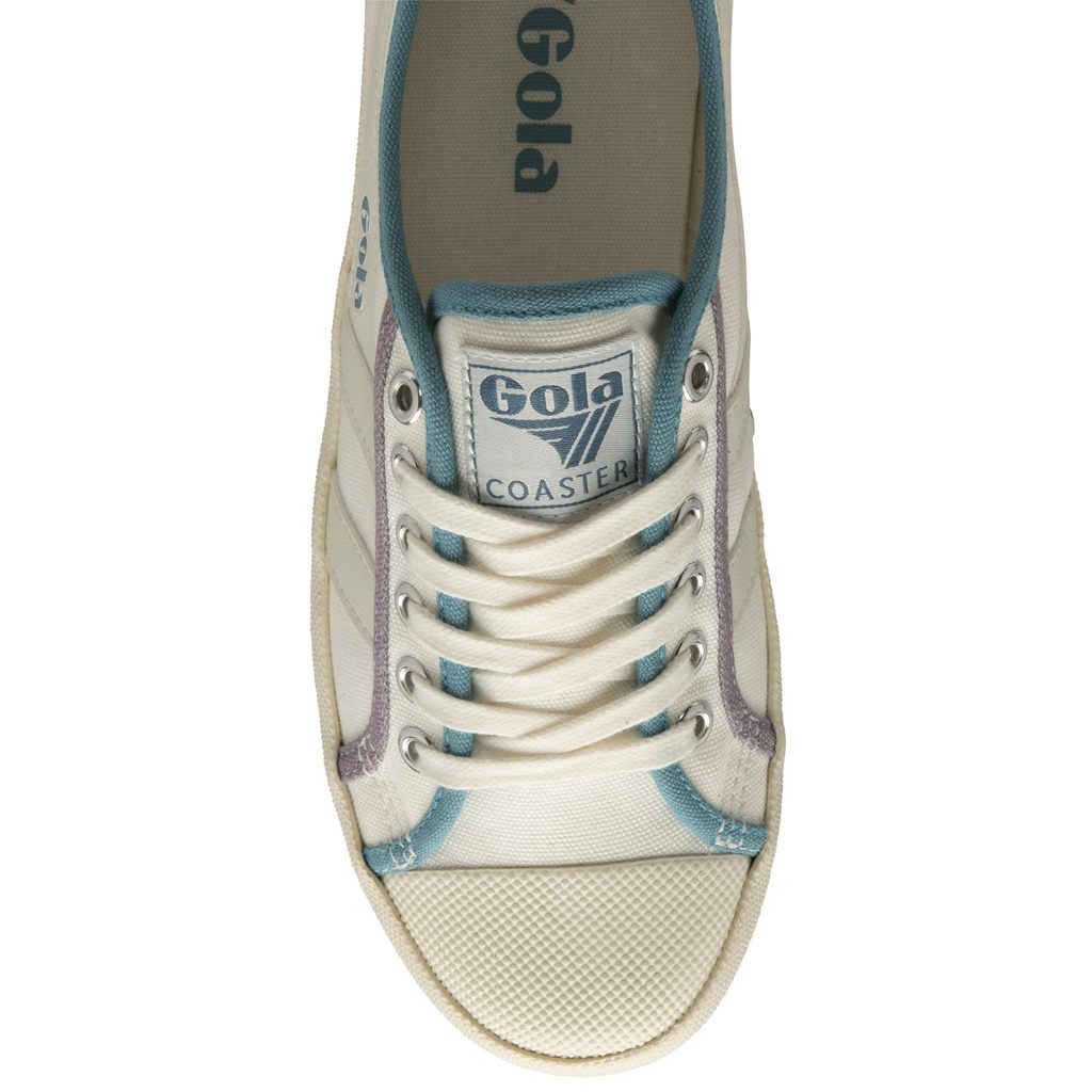 Gola Vegan Classics Coaster Smash Shoes Branco Portugal | MVTS23864