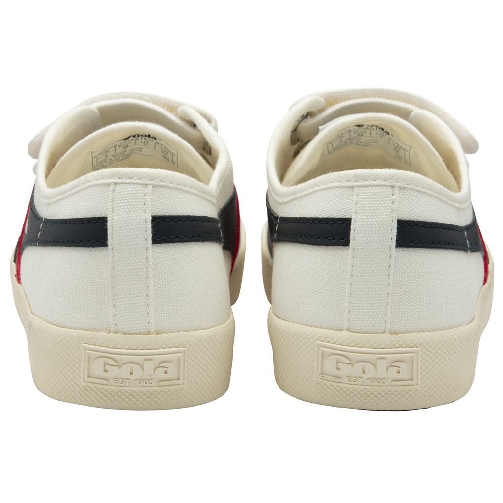 Gola Vegan Classics Coaster Strap Sneakers Branco Azul Marinho Vermelhas Portugal | SLZY23658