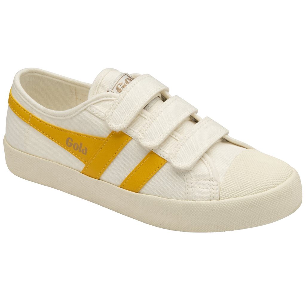 Gola Vegan Classics Coaster Strap Sneakers Branco Portugal | EDPY69412