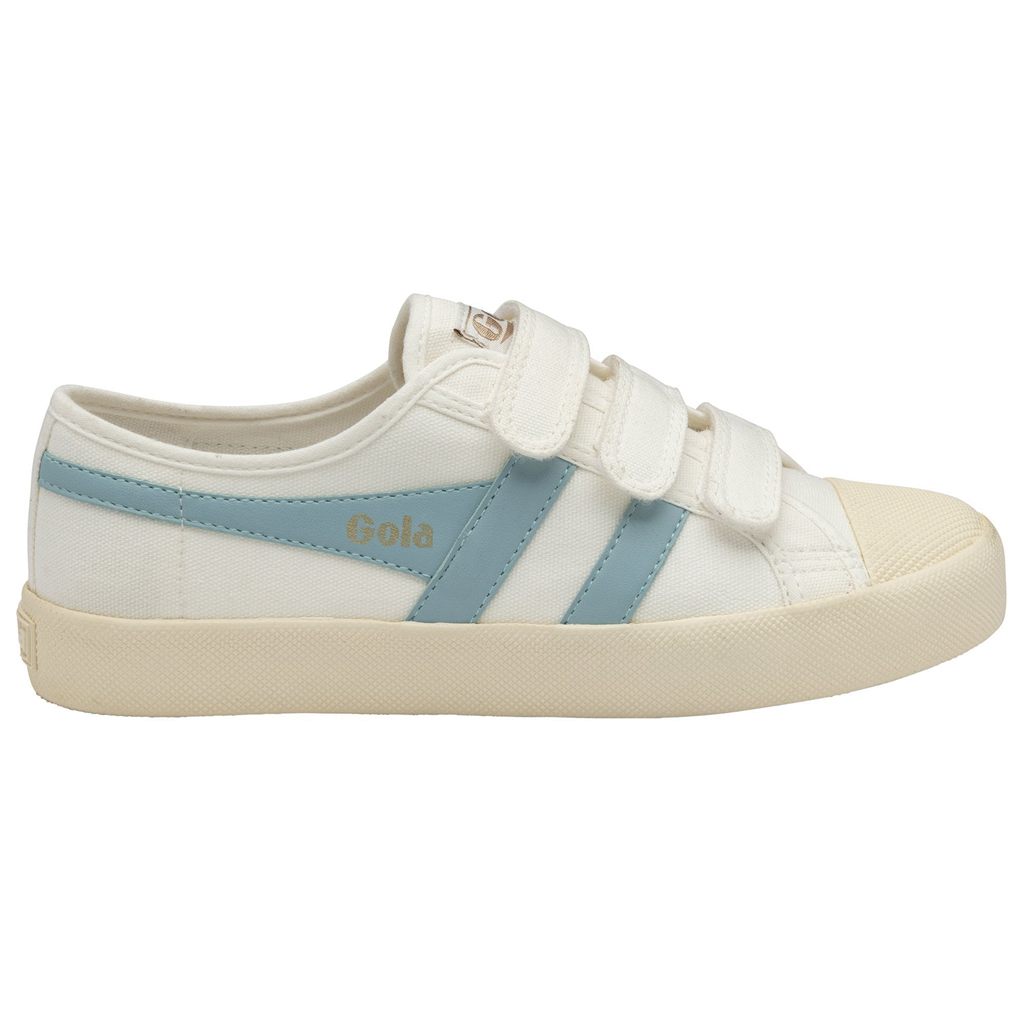 Gola Vegan Classics Coaster Strap Sneakers Branco Azuis Portugal | OHNF79580