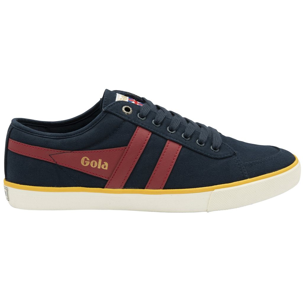Gola Vegan Classics Comet Plimsoll Sneakers Azul Marinho Vermelhas Escuro Portugal | LARM97320