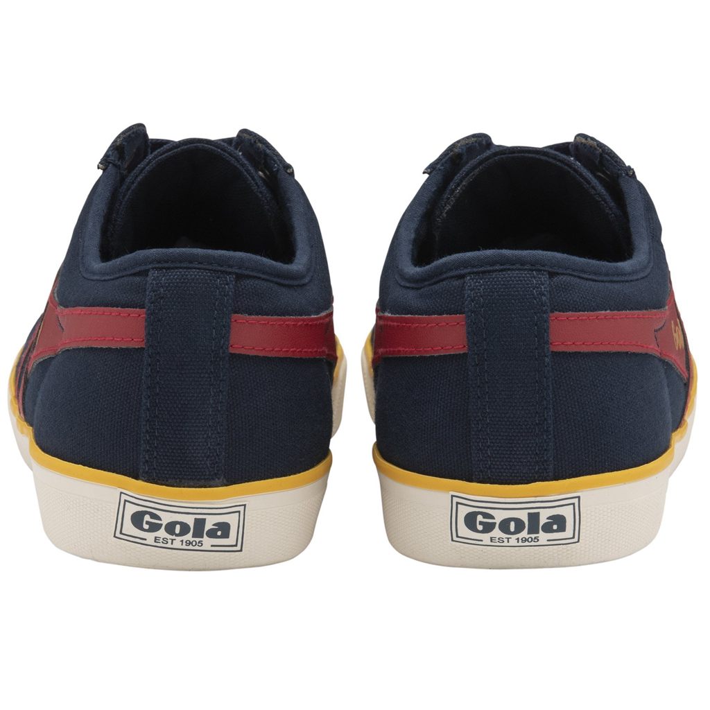 Gola Vegan Classics Comet Plimsoll Sneakers Azul Marinho Vermelhas Escuro Portugal | LARM97320