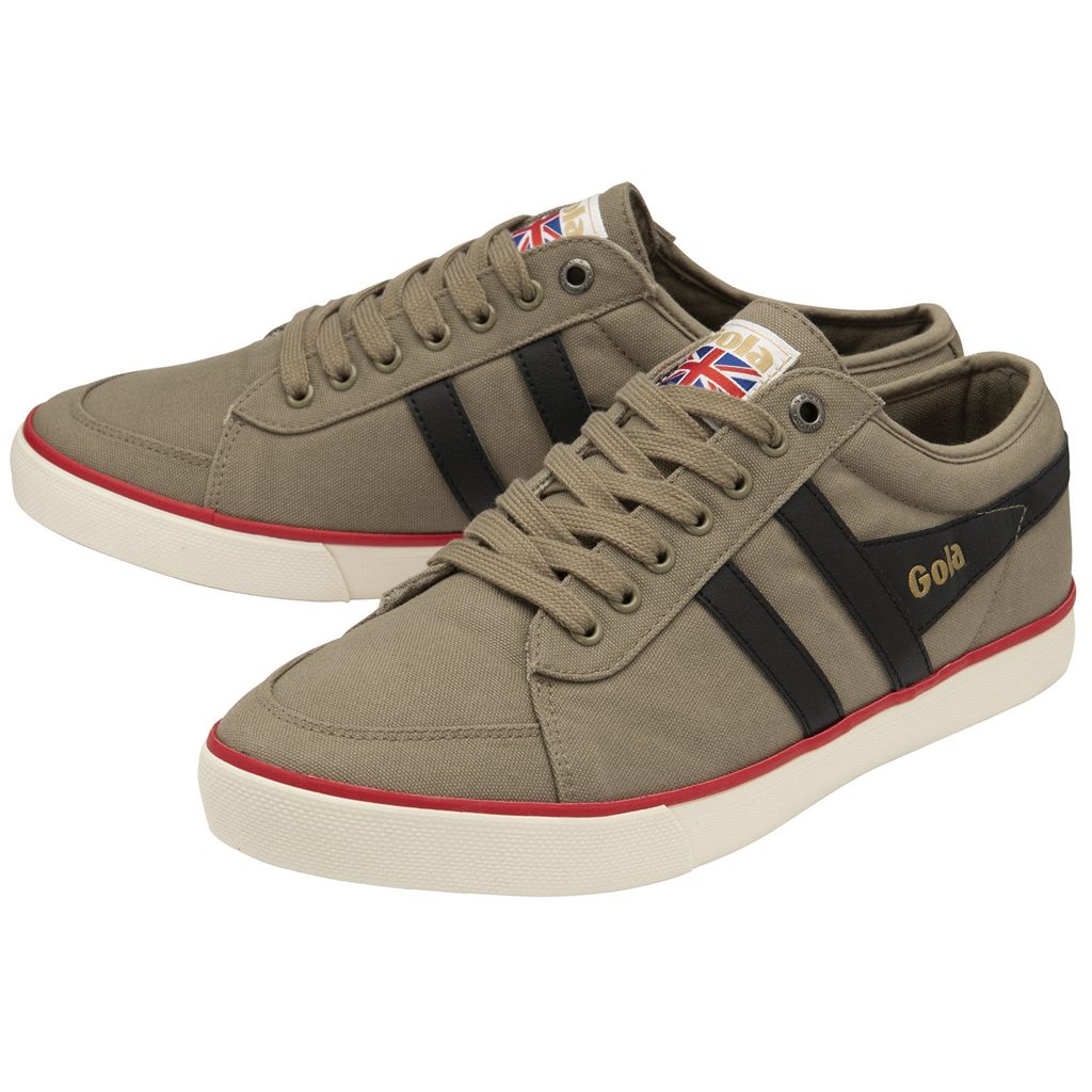 Gola Vegan Classics Comet Plimsoll Sneakers Pretas Vermelhas Escuro Portugal | ZNYI74609