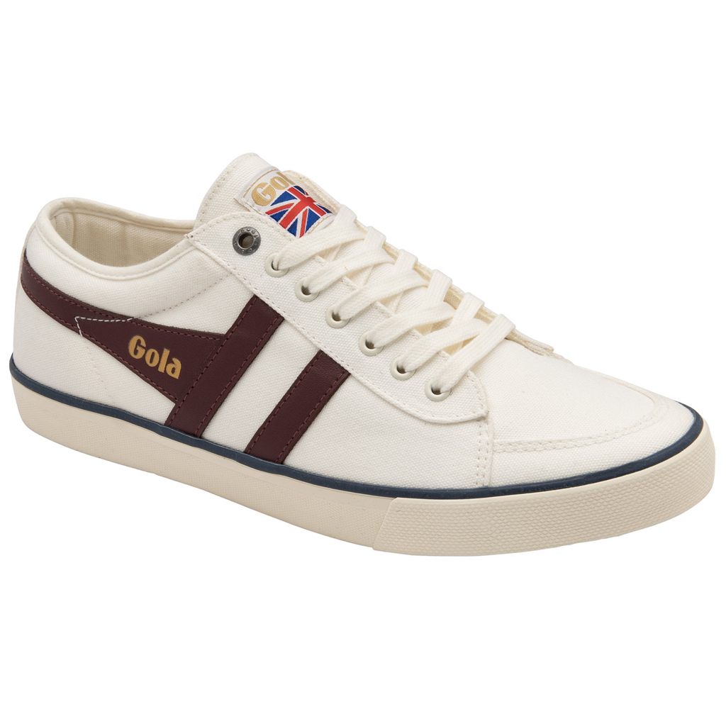 Gola Vegan Classics Comet Plimsoll Sneakers Branco Bordeaux Azul Marinho Portugal | TMXH23647