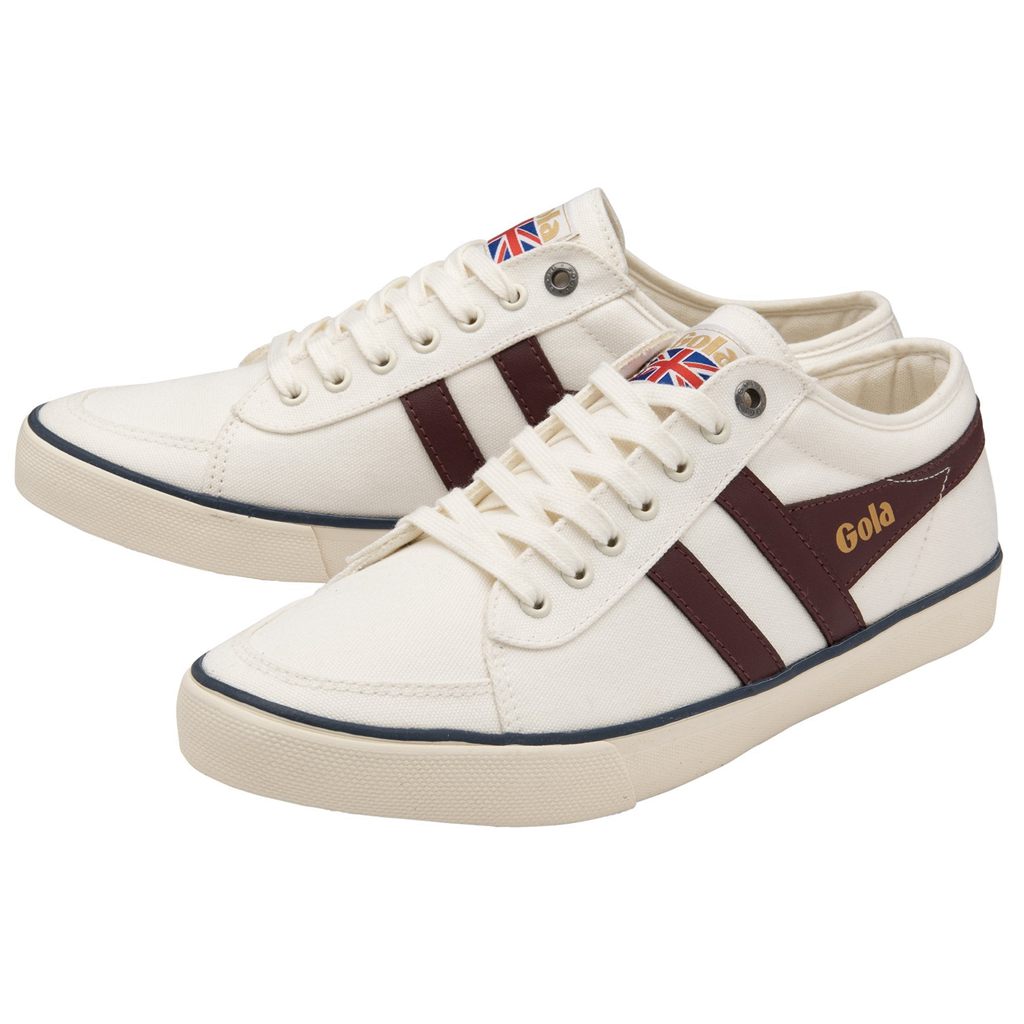 Gola Vegan Classics Comet Plimsoll Sneakers Branco Bordeaux Azul Marinho Portugal | TMXH23647