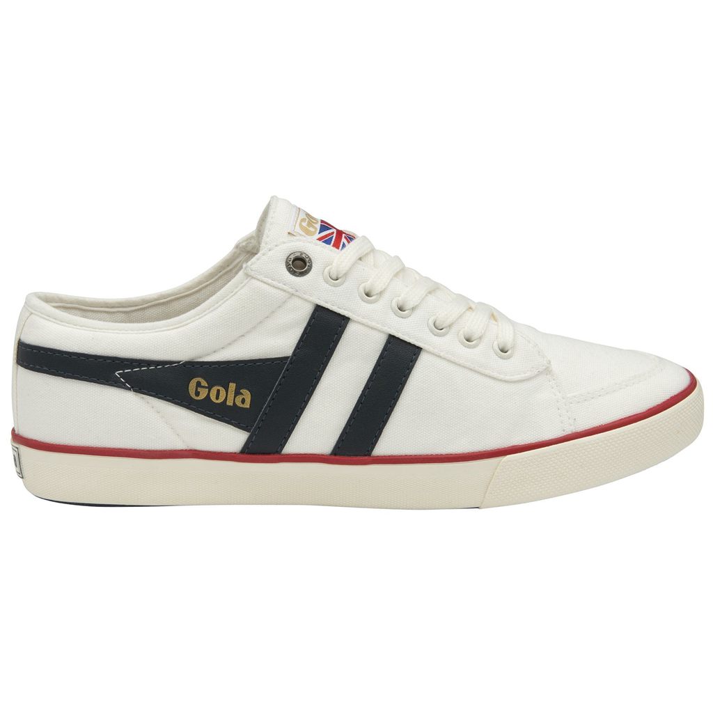 Gola Vegan Classics Comet Plimsoll Sneakers Branco Azul Marinho Vermelhas Portugal | ICSL10973