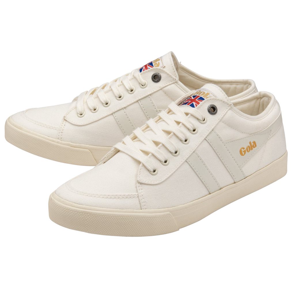 Gola Vegan Classics Comet Plimsoll Sneakers Branco Branco Portugal | WXTR75802