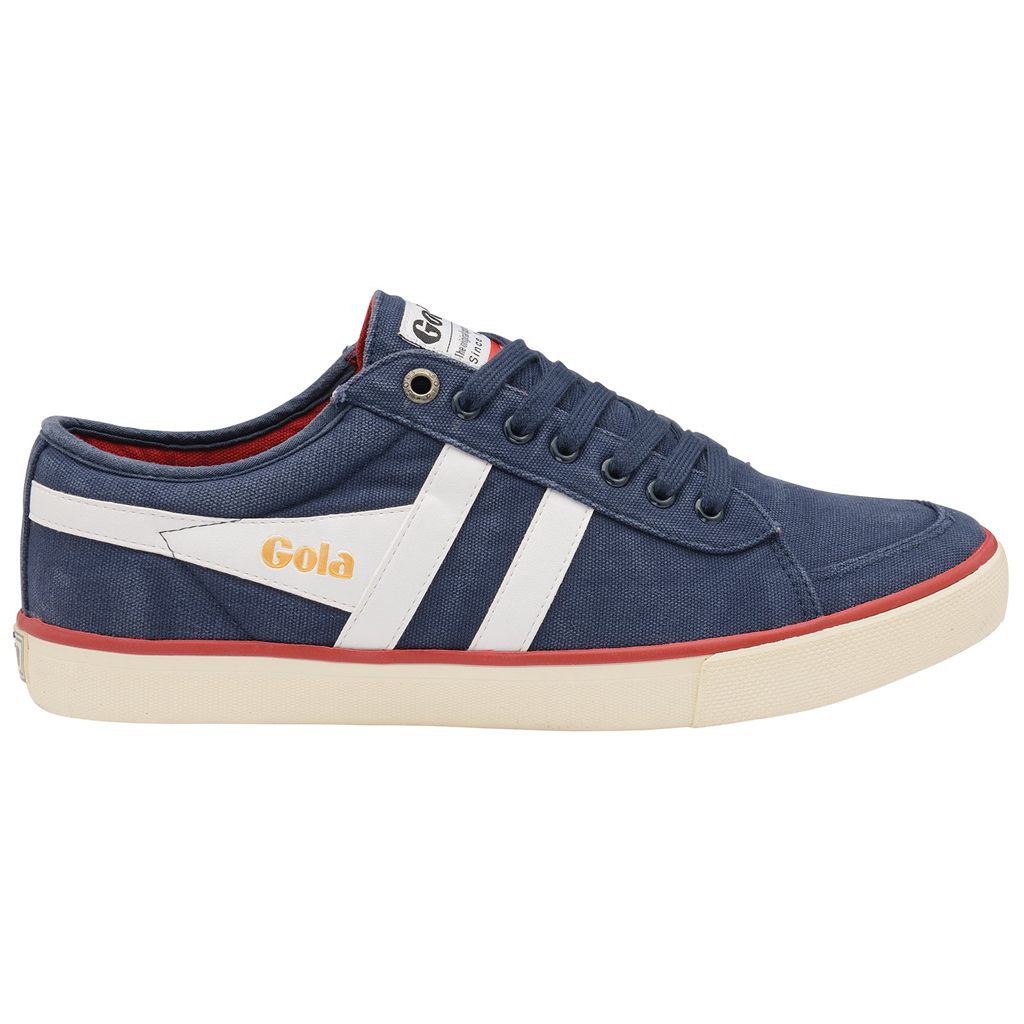 Gola Vegan Classics Comet Plimsoll Sneakers Azul Marinho Branco Portugal | UOMP90735